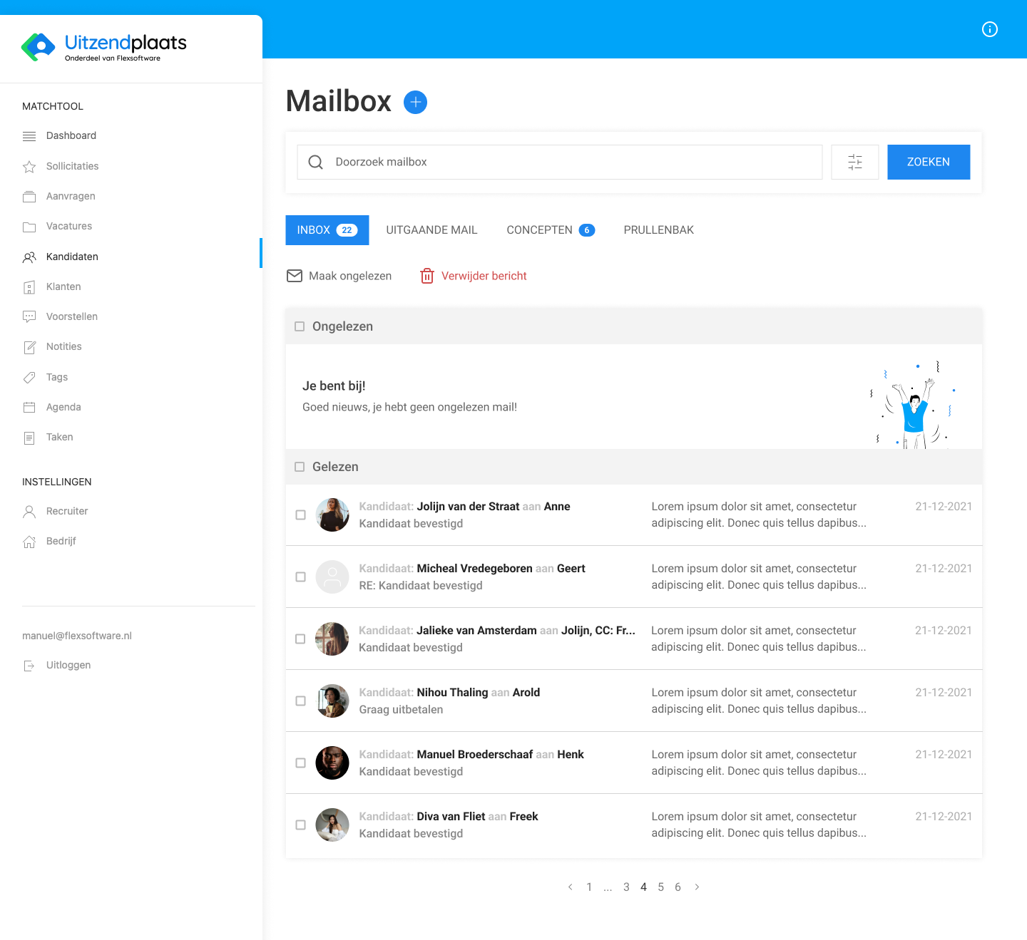 Recruitment software Uitzendplaats