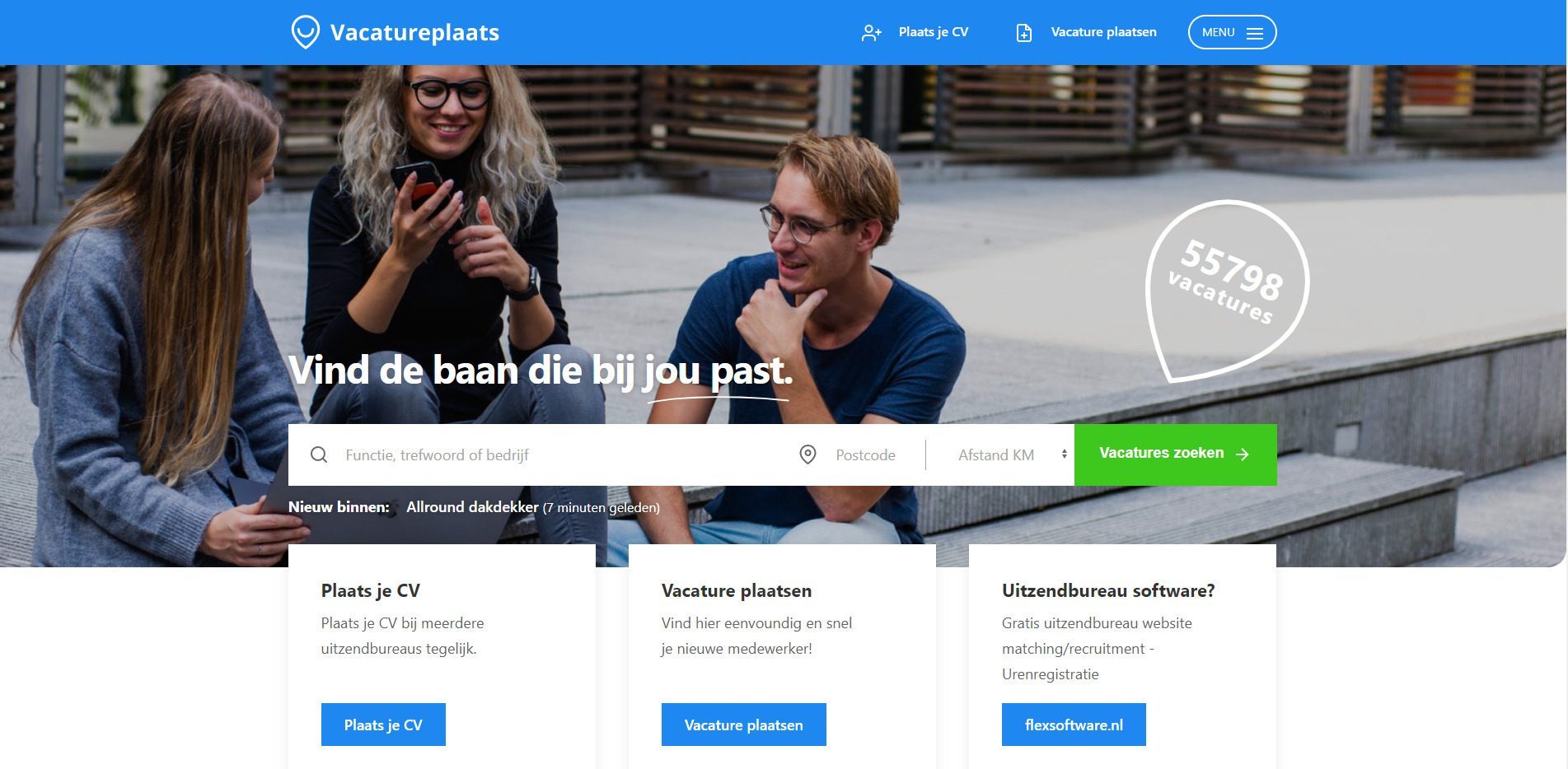 Nieuwe vacatureplaats website