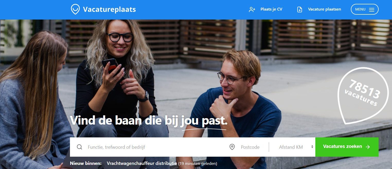 Vacatureplaats vacature website voor uitzendbureaus vernieuwd